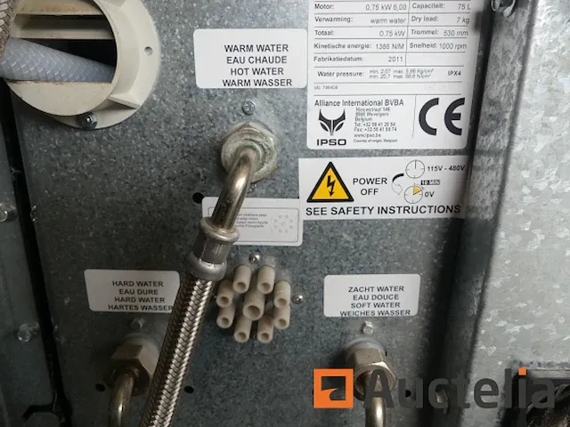 Ref:8 - professionele wasmachine 7 kg met wisselmechanisme ipso hc75 - afbeelding 3 van  8