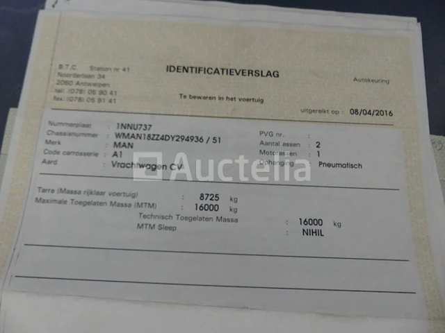 Ref:8089 - man tgm bakwagen (2013-524.638 km) - afbeelding 43 van  50