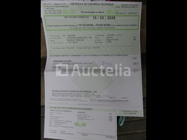 Ref:8402 - renault midlum vuilniswagen (2013-147.276 km)(vin:vf644ahl000007224) - afbeelding 19 van  38