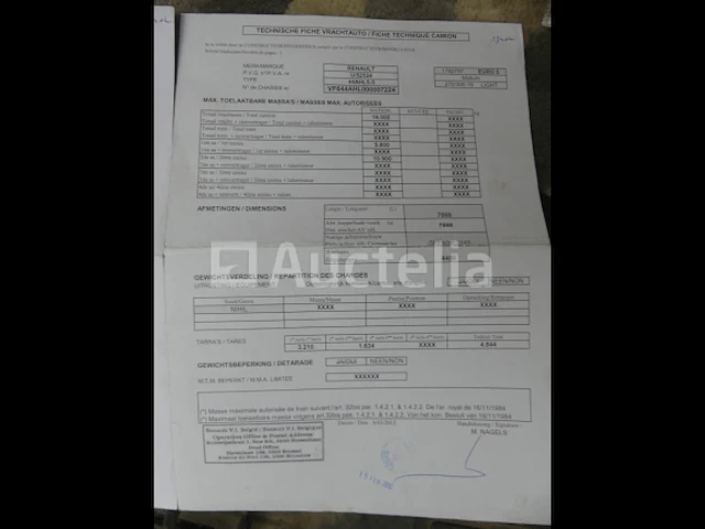 Ref:8402 - renault midlum vuilniswagen (2013-147.276 km)(vin:vf644ahl000007224) - afbeelding 21 van  38
