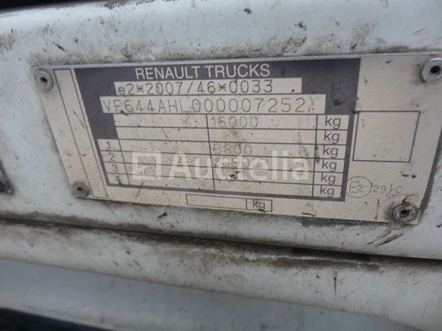 Ref:8403 - renault midlum vuilniswagen (2013-160.268 km)(vin:vf644ahl000007252) - afbeelding 4 van  42