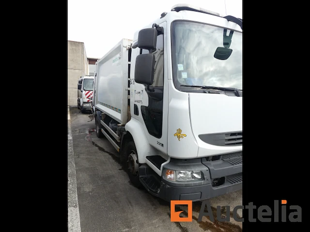 Ref:8416 - vuilniswagen renault midlum 220.12 medium lamp (2013-85.979 km) - afbeelding 1 van  43