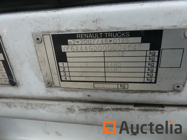 Ref:8416 - vuilniswagen renault midlum 220.12 medium lamp (2013-85.979 km) - afbeelding 41 van  43