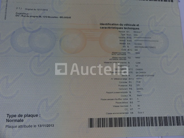 Ref:8443 - renault access vuilniswagen (2013-128.985 km) - afbeelding 20 van  37