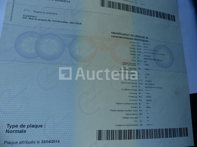 Ref:8490 - renault access vuilniswagen (2014-236.794 km) - afbeelding 22 van  30