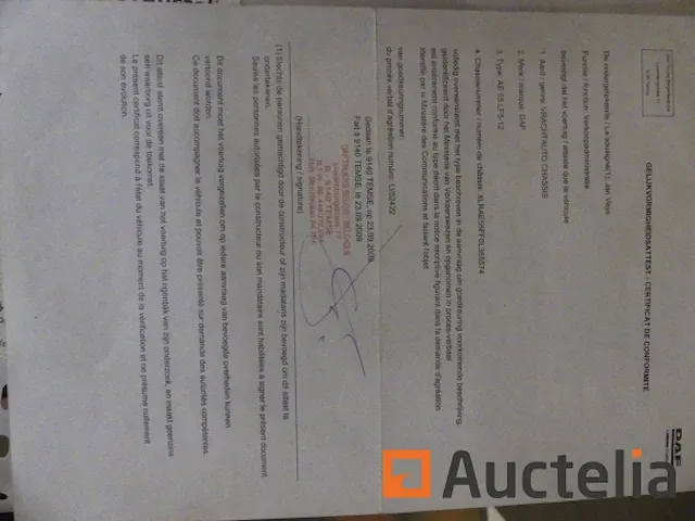 Ref:8520 - vrachtwagen hatchback met laadklep daf ae 55 lf5-12 - afbeelding 35 van  52