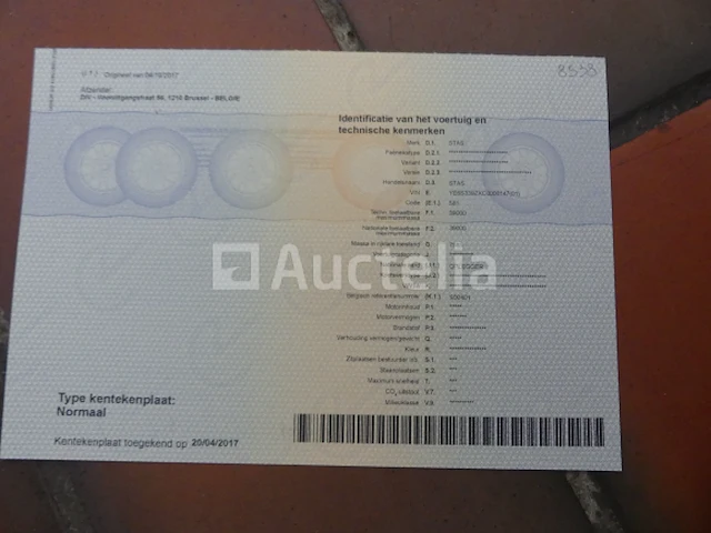 Ref:8538 - stas s339zx walking vloer aanhangwagen - afbeelding 13 van  30