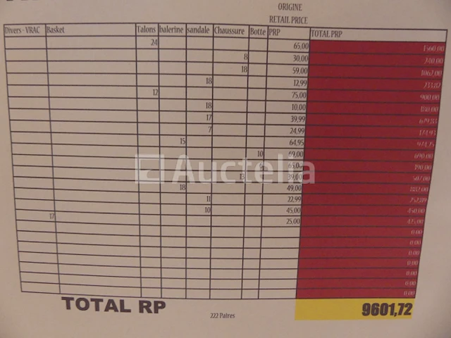 Ref:9 - 222 paar damesschoenen - afbeelding 2 van  8
