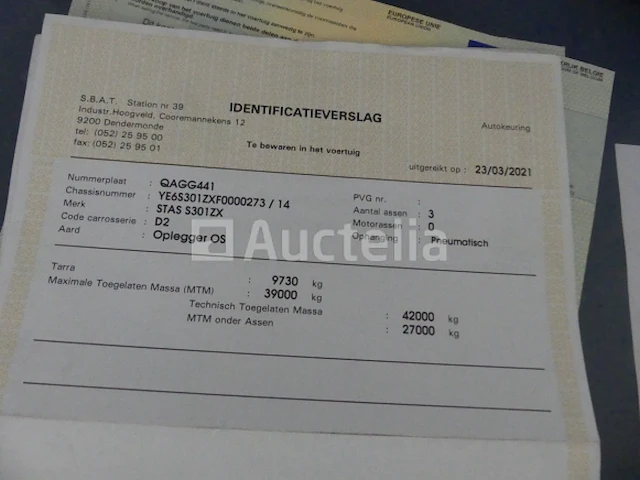 Ref:9082 - stas s301zx walking vloer aanhanger - afbeelding 13 van  27