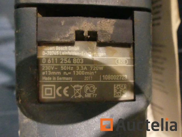 Ref:9802001-45 - bosch gbh2-26 sds+ 4-20 boorhamer - ref: 7502-073 - afbeelding 2 van  4