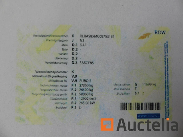 Ref:bs-sg-14 - daf fascf85 container vrachtwagen (2007-1.117.773 km) - afbeelding 35 van  50