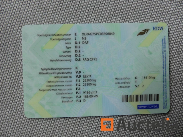 Ref:bz-df-46 - daf fag cf75 vuilniswagen (2011-333.637 km) - afbeelding 36 van  42