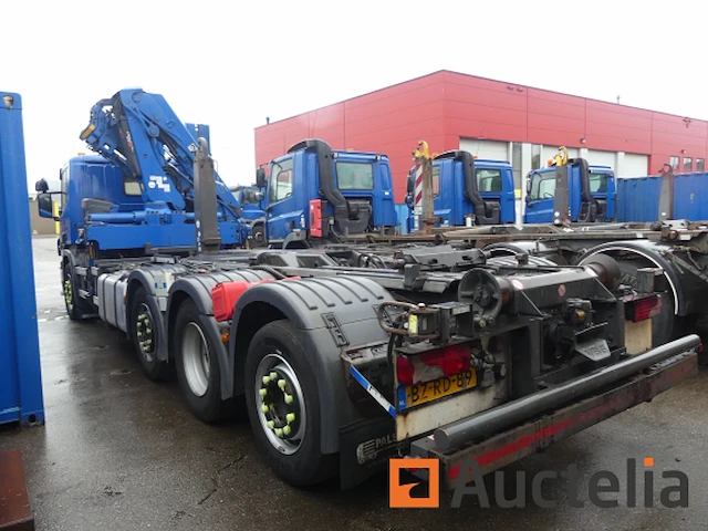 Ref:bz-rd-89 - containervrachtwagen met kraan scania p360 b 8x2/*6 (2011-759.907 km) - afbeelding 10 van  57