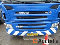 Ref:bz-rd-89 - containervrachtwagen met kraan scania p360 b 8x2/*6 (2011-759.907 km) - afbeelding 20 van  57
