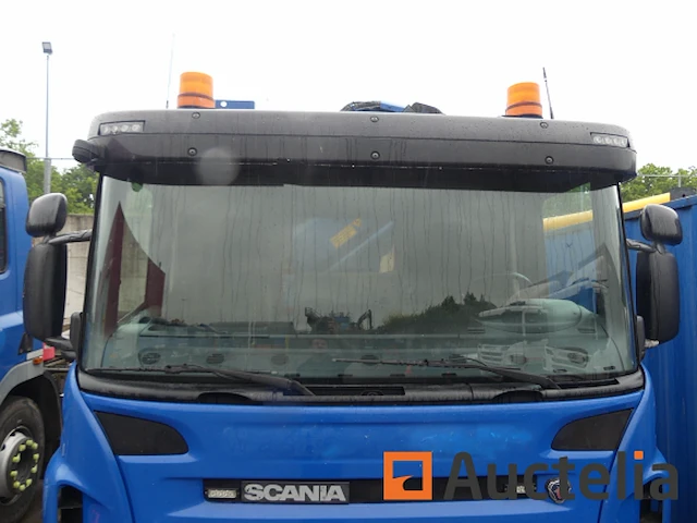 Ref:bz-rd-89 - containervrachtwagen met kraan scania p360 b 8x2/*6 (2011-759.907 km) - afbeelding 40 van  57