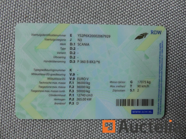 Ref:bz-rd-89 - containervrachtwagen met kraan scania p360 b 8x2/*6 (2011-759.907 km) - afbeelding 51 van  57
