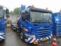Ref:bz-rd-89 - containervrachtwagen met kraan scania p360 b 8x2/*6 (2011-759.907 km) - afbeelding 54 van  57