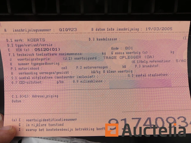 Ref:c17 - koerts wk 24 kipper aanhangwagen - afbeelding 4 van  23