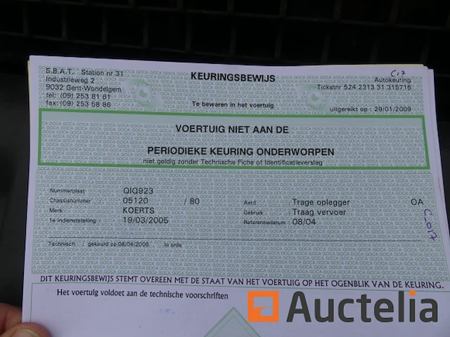Ref:c17 - koerts wk 24 kipper aanhangwagen - afbeelding 18 van  23