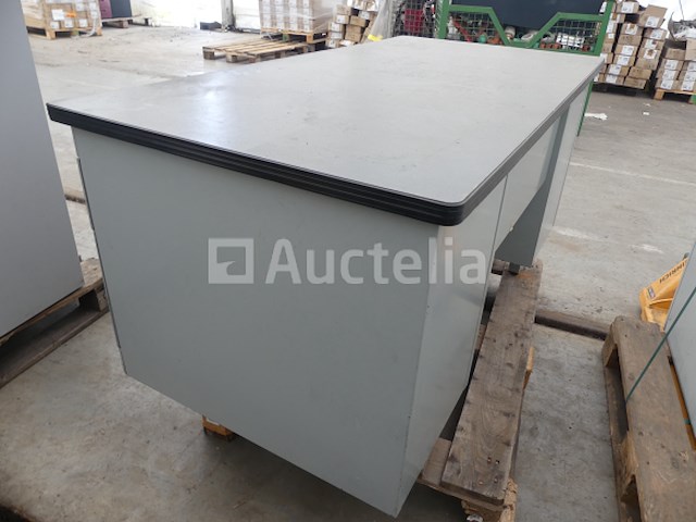 Ref:d1 - metalen bureau - afbeelding 1 van  5