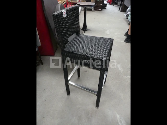 Ref:depot renkin - 12 hoge rieten krukken - afbeelding 2 van  6