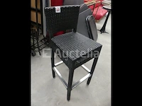 Ref:depot renkin - 12 hoge rieten krukken - afbeelding 5 van  6