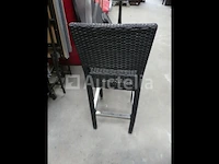 Ref:depot renkin - 12 hoge rieten krukken - afbeelding 6 van  6