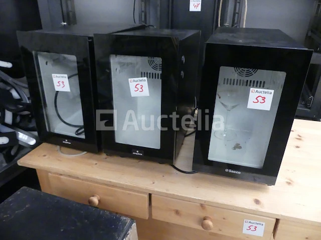 Ref:depot renkin - 3 minikoelkasten met melkflessen saeco melkkoeler - afbeelding 4 van  9