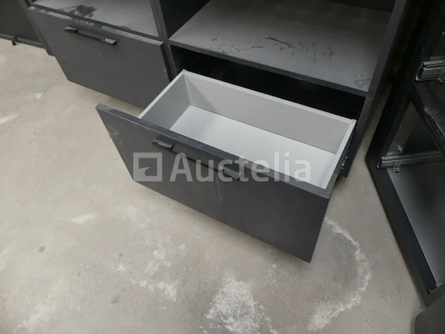 Ref:dépôt renkin - dubbelzijdige servicekast met wielen - afbeelding 2 van  3