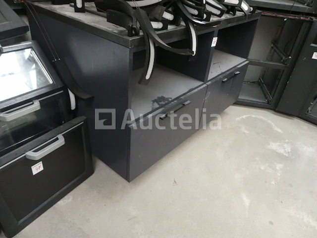Ref:dépôt renkin - dubbelzijdige servicekast met wielen - afbeelding 3 van  3
