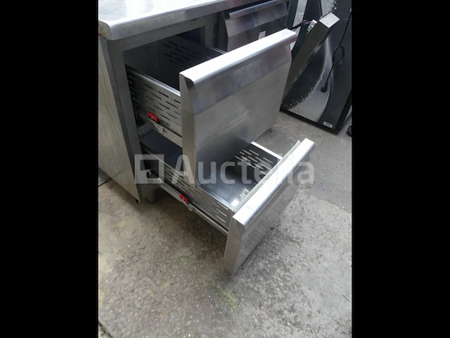 Ref:depot renkin - gekoelde rvs kast met achterwand coldline ta13/2mr-710 - afbeelding 1 van  6