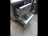 Ref:depot renkin - gekoelde rvs kast met achterwand coldline ta13/2mr-710 - afbeelding 1 van  6