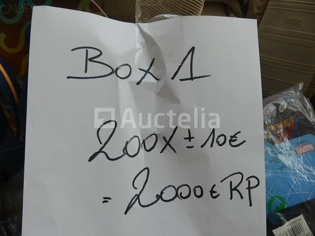 Ref:doos 1 - 200 paar schuine strepen/pantoffels - afbeelding 4 van  8