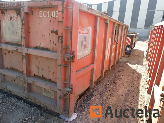 Ref:ec1.03 - gesloten container 16 m³ ang - afbeelding 4 van  12