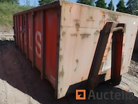 Ref:ec1.03 - gesloten container 16 m³ ang - afbeelding 1 van  12