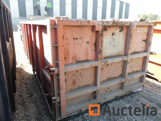 Ref:ec1.03 - gesloten container 16 m³ ang - afbeelding 7 van  12