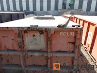 Ref:ec1.03 - gesloten container 16 m³ ang - afbeelding 9 van  12