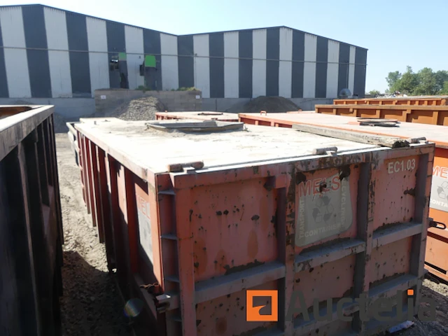 Ref:ec1.03 - gesloten container 16 m³ ang - afbeelding 12 van  12