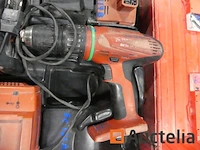 Ref:ec186a/b - 2 boormachines op accu hilti - afbeelding 1 van  7