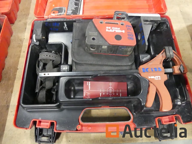 Ref:ec188 - hilti pcm36 + pma25 + pma74 laserniveau - afbeelding 2 van  6