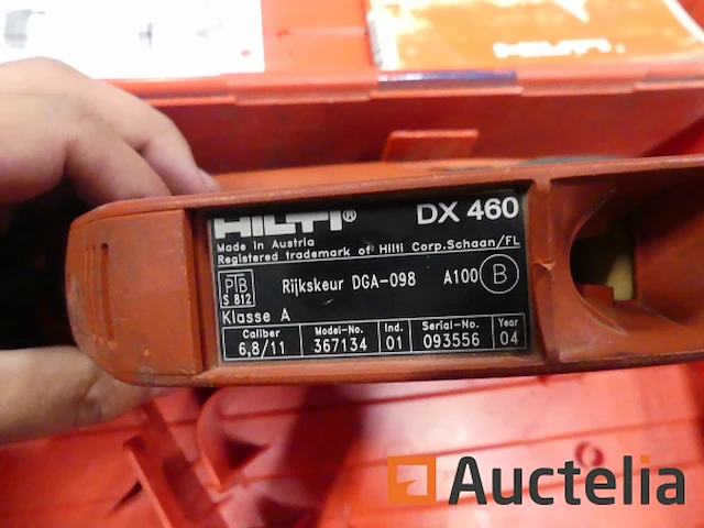 Ref:ec192 - kruitschiethamer hilti dx460 - afbeelding 2 van  4