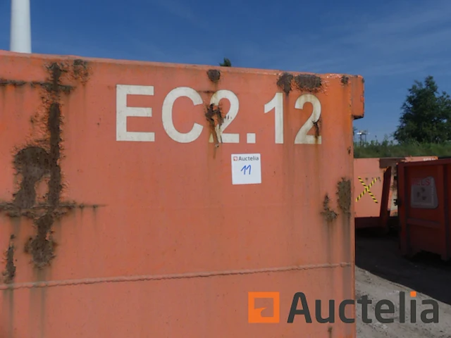Ref:ec2.12 - gesloten container 16 m³ eng - afbeelding 4 van  11