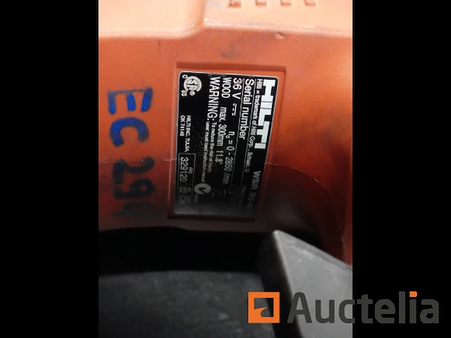 Ref:ec294 - reciprozaag op accu hilti wsr36-a - afbeelding 5 van  6