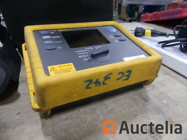 Ref:ec342 - fluke 1735 vermogen onderste draagbare netwerk analyzer - afbeelding 2 van  6