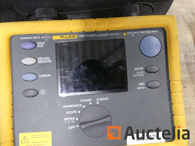 Ref:ec342 - fluke 1735 vermogen onderste draagbare netwerk analyzer - afbeelding 5 van  6