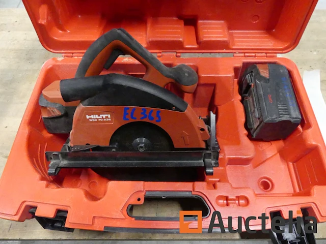 Ref:ec365 - cirkelzaag op accu hilti wsc 70-a36 - afbeelding 3 van  7