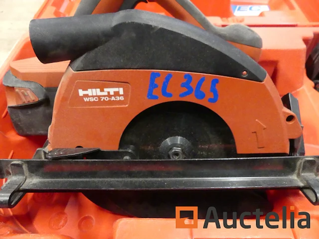 Ref:ec365 - cirkelzaag op accu hilti wsc 70-a36 - afbeelding 5 van  7