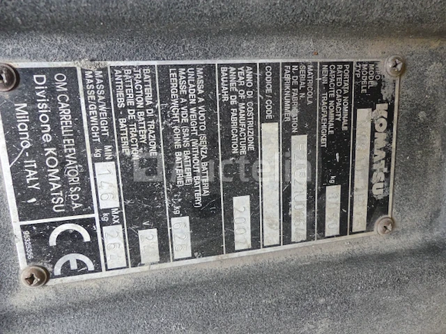 Ref:gebouw a - komatsu mws 10-1r stapelaar - afbeelding 2 van  11