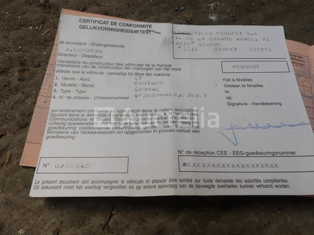 Ref:geregistreerd onder: yau-437 - peugeot partner car - afbeelding 3 van  26