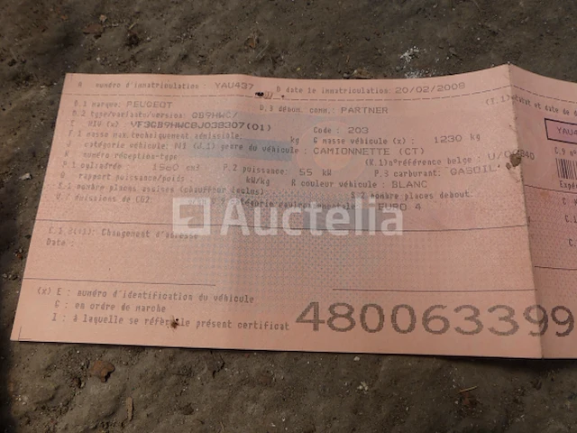 Ref:geregistreerd onder: yau-437 - peugeot partner car - afbeelding 19 van  26